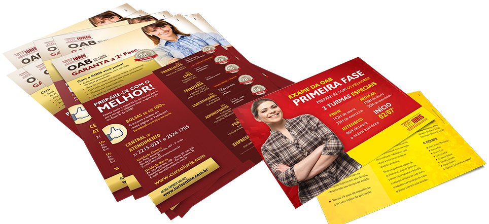 Curso IURIS | Criação e design de folhetos | Educação, Escolas e Cursos